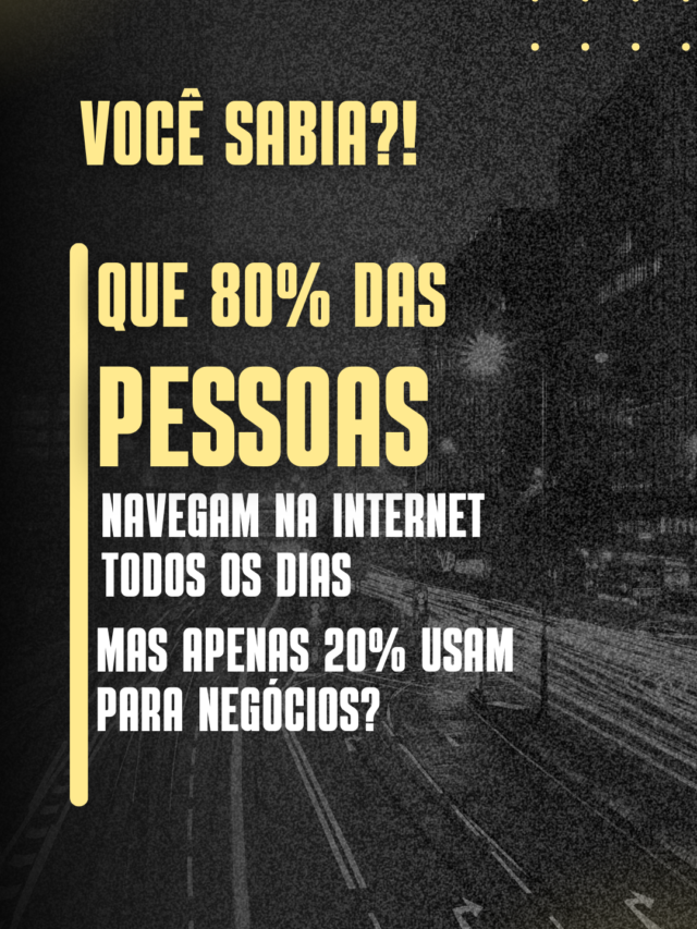 Você está tendo resultados com a internet? Ou está apenas perdendo tempo?